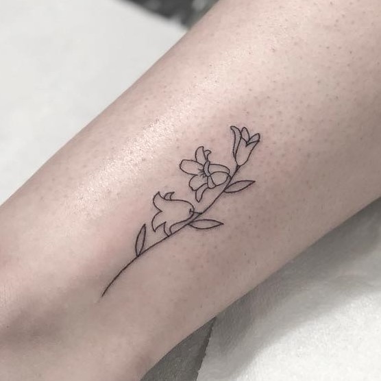 Best Bluebell Flower Tattoo For Women January