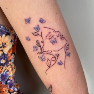 70+ Blue Butterfly Tattoo Ideas for Women - December 2023