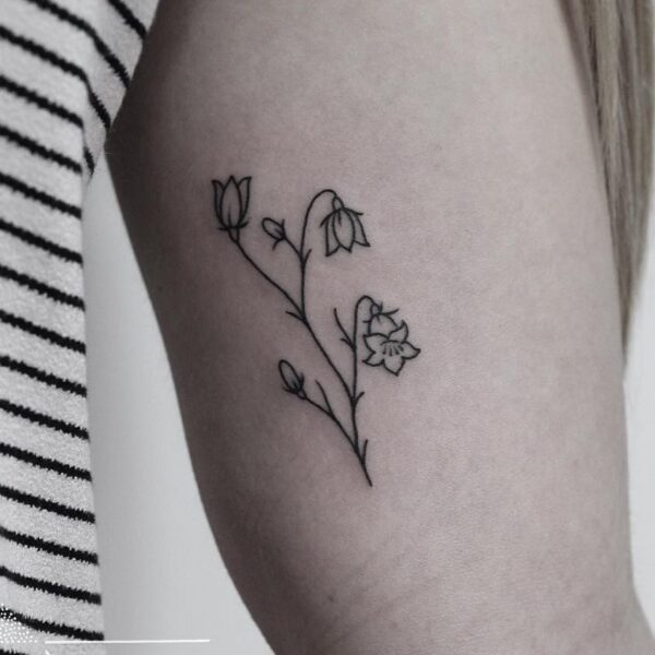 Best Bluebell Flower Tattoo For Women - January 2023