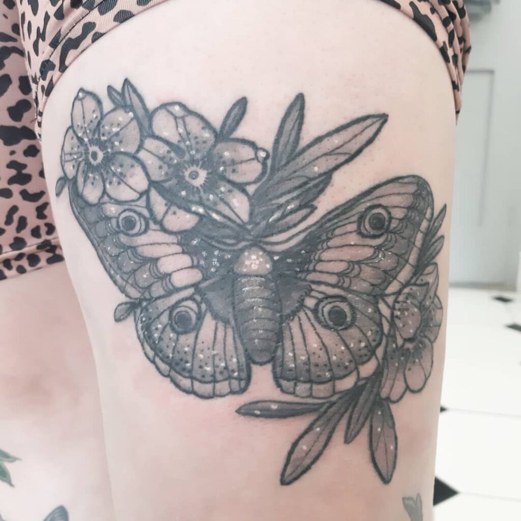 Amazing Designs For Butterfly Tattoos On The Thigh 91tattoos 9119