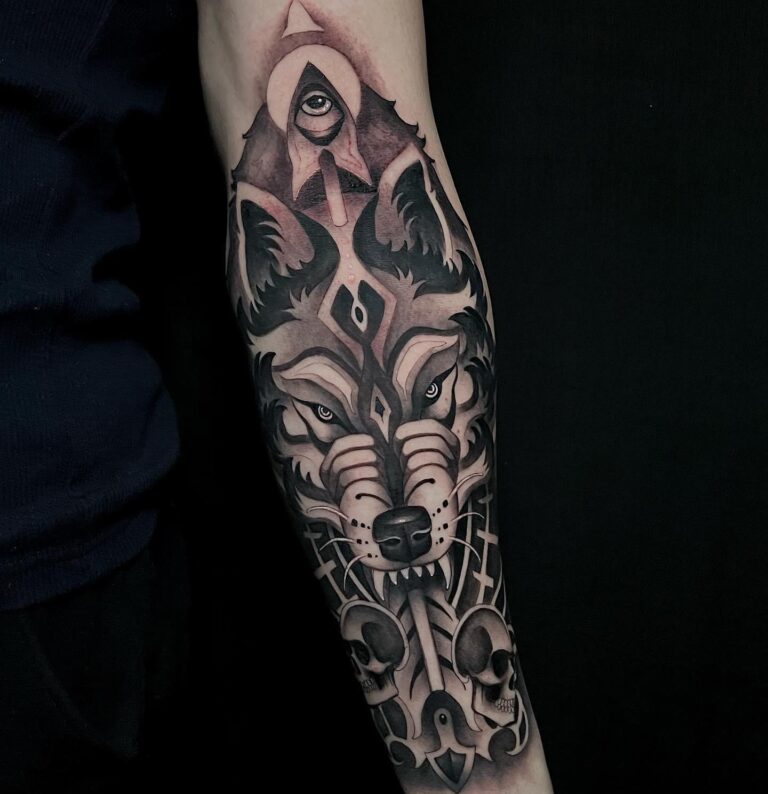 30 Best Wolf Forearm Tattoo Design Collections June 2023