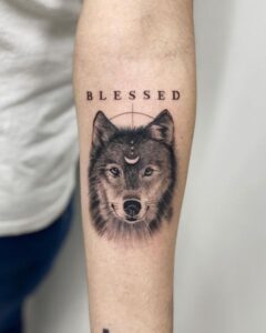 Best Wolf Forearm Tattoo Design April