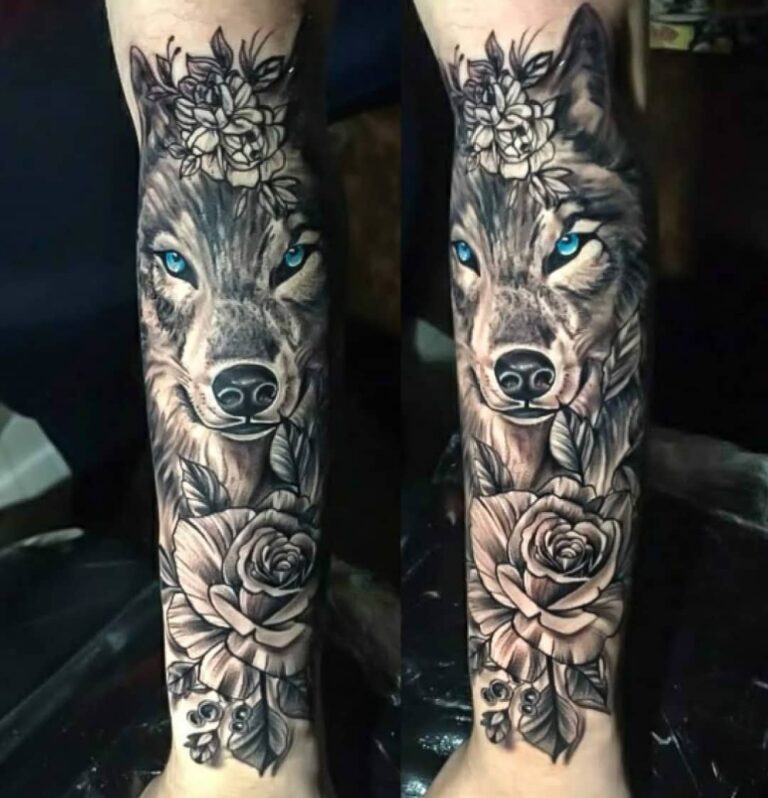 70+ Best Wolf Forearm Tattoo Design - October 2023