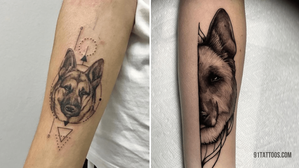 Top 23 German Shepherd Tattoos for Women and Men  PetPress