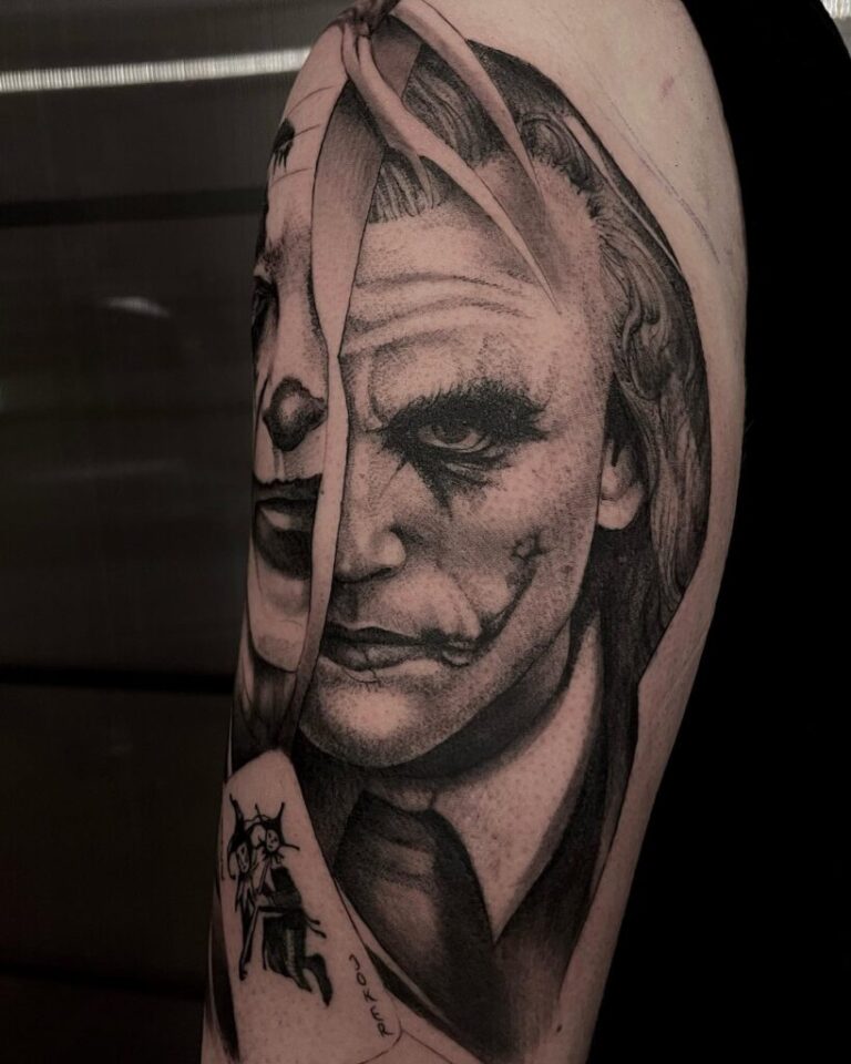 Best 25+ Joker Tattoo Ideas with Meaning - August 2024