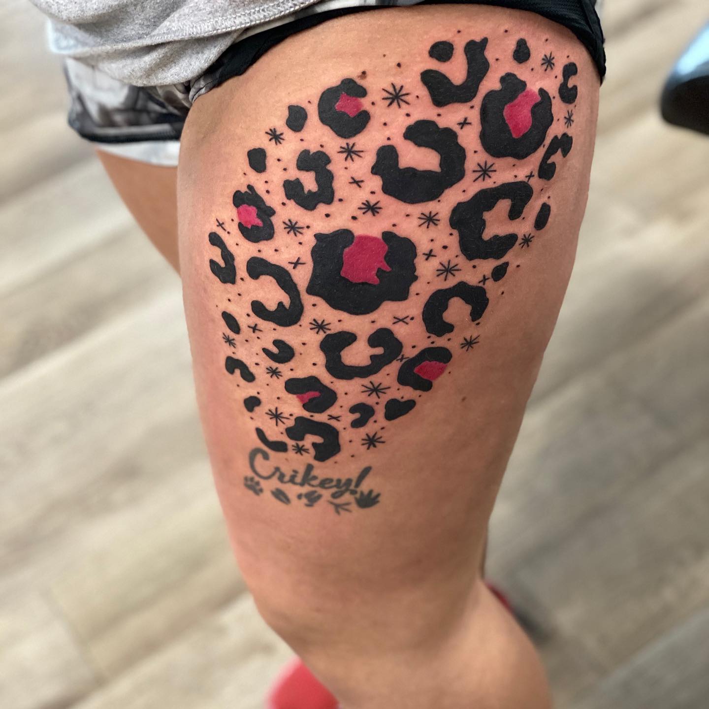 45+ Best Unisex Leopard Print Tattoo Designs July 2024