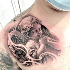 24+ Beautiful Baby Angel Tattoo Designs - May 2024