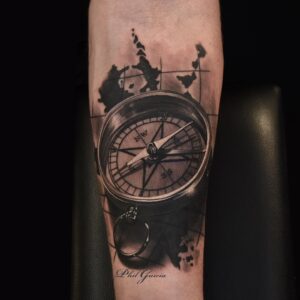 [Updated] 70+ Best Compass Tattoo Designs - August 2024