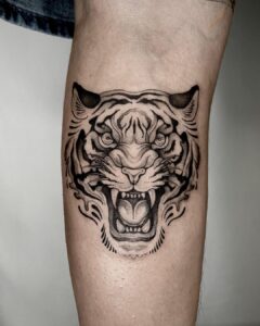 70+ Best Calf Tattoo Designs with meaning - December 2024