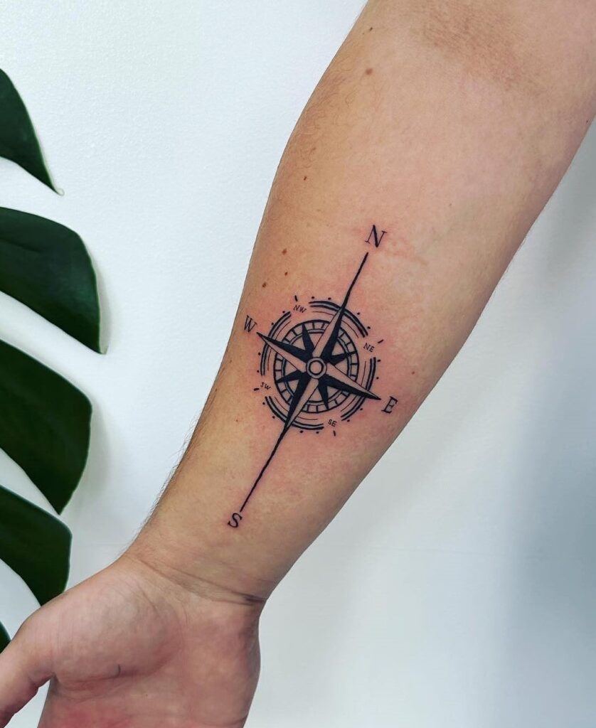 Ideas to get with my compass? Keeping in the travel theme preferably, and  to take away from artists dodgy work. : r/tattoo