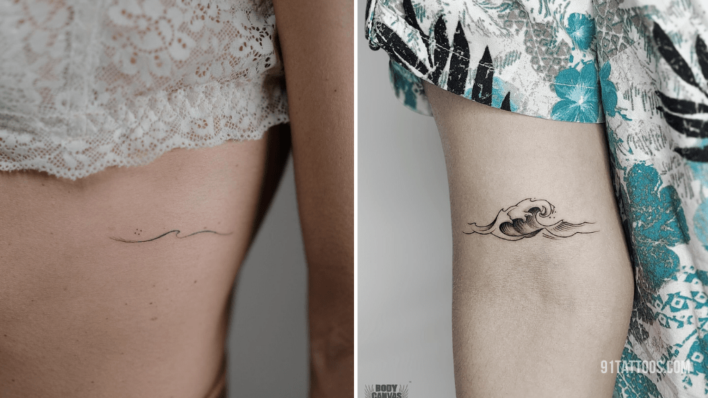 35 Trending Designs Of Leg Tattoos For Women March 2025 Unique Wave Tattoo Designs With Deep Symbolic Meanings Of Resilience And Adventure